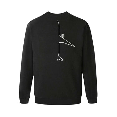 BOEING 777 Men's Oversized Fleece Crew Sweatshirt e-joyer